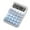 Gradient Blue, variant on Xuanheng Mechanical Switch Calculator Portable Battery Operated 6x4.5inch LCD Display for Gradient