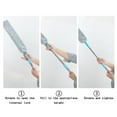 thumbnail image 6 of SPOORYYO Extendable Duster with Washable Head, Flexible Fiber Cleaning Tool for Reaching High Ceilings and Low Furniture, Electrostatic Dust Removal for Home Surfaces, 6 of 9