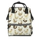 thumbnail image 1 of Easygdp Funny Chicken para Bolsa de Bebé de Gran Capacidad con Múltiples Bolsillos, Bolsa de Pañales para Padres, Bolsa de Viaje Organizada y Elegante, 1 of 6