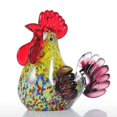 thumbnail image 2 of Tooarts Multicolor Rooster Glass Sculpture Home Decor Animal Ornament Gift Craft Decoration, 2 of 5