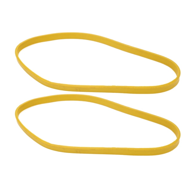 2 piezas de neumáticos para sierra de cinta, de goma, antideslizantes, color amarillo, con reducción de ruido, para carpintería, de 9 pulgadas