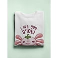thumbnail image 3 of I Like You A'lotl Sweatshirt Women -Smartprints Designs, Female Medium, 3 of 4