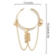 thumbnail image 2 of Joyería del puño del brazo para las mujeres, pulsera de la cadena del brazo de la borla de la joyería de las bandas del brazo de la joyería del brazo superior ajustable, 2 of 5