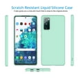 thumbnail image 2 of Cell Phone Cases for 6.5" Samsung Galaxy S20 FE 5G, Njjex Liquid Silicone Gel Rubber Shockproof Case Ultra Thin fit Galaxy S20 FE 5G Case Slim Matte Surface Cover for Galaxy S20 FE 5G 2020 -Green, 2 of 9