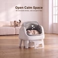 thumbnail image 2 of Self Cleaning Cat Litter Box, Automatic Litter Box with Open Top, Safety Sensors, Anti-Pinch Protection, Grey, 2 of 9