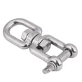 thumbnail image 1 of Swivel Ring Snap,Heavy Duty 304 Stainless Snap Shackle Stainless Steel Shackle High-Intensity Output, 1 of 9