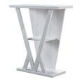 thumbnail image 2 of Furniture of America Jorga 2-Shelf Console Table, White, 2 of 6