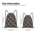 thumbnail image 2 of Bingfone Christmas Holiday Bowling Drawstrings Backpacks Bags for Men Women Gym Drawstrings Bag-Medium, 2 of 6