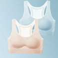 thumbnail image 5 of Uccdo 5-Pack Girls Casual Eveyday Bra Sets 10-18T Teens Girl Sports Training Bra Wireless Padded Crop Cami Bras For Junior Big Girls, 5 of 8