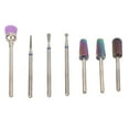 thumbnail image 4 of Nail Drill Bits, 7pcs Fast Remove Left Right Handed Nail Polishing Heads  For Manicure, 4 of 8