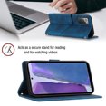 thumbnail image 3 of Compatible with Samsung Galaxy Note 20 Classic Embossed PU Leather Case with Card Holder Shockproof Cover, 3 of 5