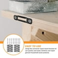 thumbnail image 2 of Steel Advertising Screw Galvanized Surface 50Sets 1.6x0.4In, 2 of 9
