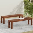 thumbnail image 3 of MANILA 61.75'' Bench, Set of 2 – Stylish & Versatile Seating, 3 of 12