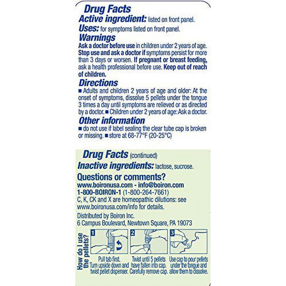 Boiron Mezereum 6C (Pack of 5), Homeopathic Medicine for Nasal Congestion