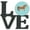 Blue Check, variant on Caroline's Treasures BB7737WALV Arabian Horse Green Metal Wall Artwork LOVE, 12X12, multicolor