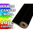 thumbnail image 3 of 62" Wide Primed Black 50 Yds Cotton Canvas Roll, 10oz Triple Primed Gesso, Artist Quality by WholesaleArtsFrames-com, 3 of 6