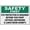 Warning Sign 2, variant on Wrong Way Go Back Sign, Aluminum Tin Warning Signs for Home Outdoor Garden 8"x12", High Visibility Traffic Sign for Parking Lot Driveway