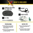 Xcluder Stainless Steel Wool Fill Fabric, DIY Kit with Inspection Tool
