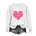 thumbnail image 2 of VgaVtl Women's Sweatshirts Valentines Day Long Sleeve Pullover Womens Plus Size Tops Loose Holiday Heart Print for Girlfriend Tops, 2 of 4