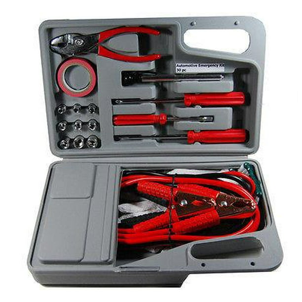 Emergency Tool Kit with Jumper Cables