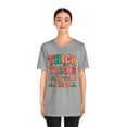 thumbnail image 3 of Thick Thighs and Christmas Vibes Groovy Women's Christmas Shirt, 3 of 10