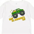 thumbnail image 4 of Inktastic Happy St. Patrick's Day Monster Truck with Leprechaun Boys or Girls Long Sleeve Toddler T-Shirt, 4 of 5