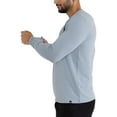 thumbnail image 3 of X RAY JEANS Mens Long Sleeve V-Neck T-Shirt, Slate Blue, 3XL, 3 of 9