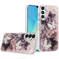 thumbnail image 4 of XPM for Motorola Moto G Power 5G 2025 Phone Case, Epoxy Glitter Flowers Bling 3D Butterfly Fashion TPU Hybrid with Shockproof Protection Cover for Moto G Power 5G (2025) (Dark Purple), 4 of 8