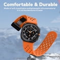 thumbnail image 6 of AIYOCK Waterproof Silicone Watch Band Compatible with Samsung Galaxy Watch Ultra 47mm for Men Women, 6 of 8