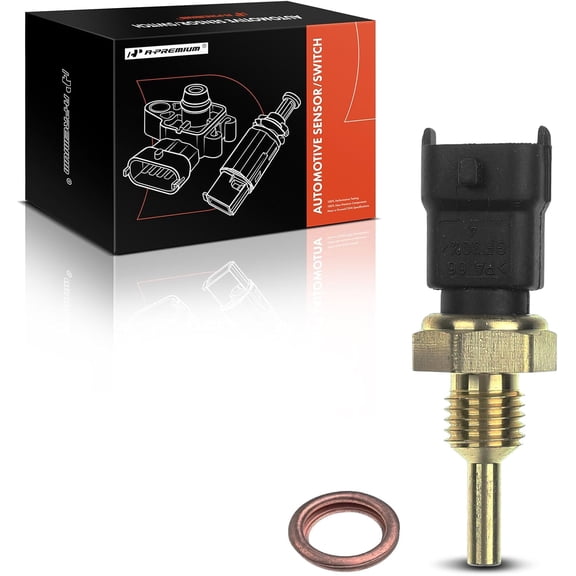 A-Premium Coolant Temperature Sensor Compatible with Chevrolet Aveo Aveo5 2009-2011 Pontiac G3 2009-2010 L4 1.6L