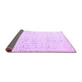 thumbnail image 2 of Ahgly Company Indoor Rectangle Solid Purple Modern Area Rugs, 2' x 3', 2 of 4