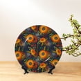 thumbnail image 6 of Sikiie Sunflowers Bone China Decorative Plate Personality Ceramic Dinner Plate Crafts Decorative Ceramic Decorative Plate -8in, 6 of 6