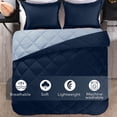 thumbnail image 4 of Set de edredón downluxe California King Blue and Sapphire, 4 of 6
