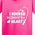 thumbnail image 4 of Inktastic I Hooked Mommy's Heart with Fishing Rod Youth T-Shirt, 4 of 5
