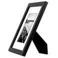 4Pack, 8 x 10 Black Picture Frames Display 5 x 7 Photos with Mats
