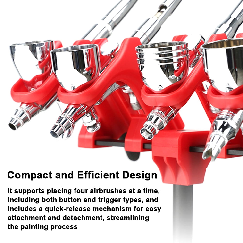 Airbrush Stand,Quick Pen 30mm Airbrush Stand 30mm Adjustable Rotation Adjustable Rotation Convenient Pen 30mm Adjustable Stand Quick Pen Rotation Convenient Use Huiop Hxber Wotao Multicolor