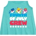 thumbnail image 2 of Baby Shark - Fourth of July Crew - Girl's Aline Dress, 2 of 5