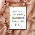 thumbnail image 4 of Fine Then Go And Be Fabulous Somewhere Else Card - Happy Retirement Card - Fun Goodbye - Farewell - Humor Greeting - Colleagues$$Office, 4 of 8
