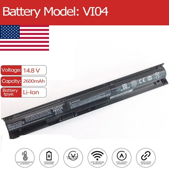 VI04 Laptop Battery for HP 756743-001 TPN-Q144 TPN-Q143 756746-001 HSTNN-LB61 HSTNN-LB6I 17-P054NO 17-P047CL 17-P050NA 17-P050NO 17-P050SA 14Z 14-AC154TU 14-AC155TU 14-AC156TU 14-AC157TU 17-P001NS