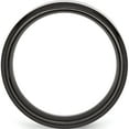 thumbnail image 2 of Stainless Steel Polished Black Ip With Brushed Center 8mm Beveled Edge Band (Size 7) Made In China sr126-7, 2 of 5