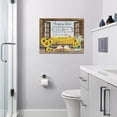 thumbnail image 5 of Sunflower Wall Art Farmhouse Floral Bathroom Decor Rustic Amazing Grace Canvas Prints Country Modern Home Decorations For Kitchen Bathroom Living Room Framed 16"x12", 5 of 6