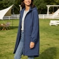 thumbnail image 5 of QQZ Long Tunic Oversized Hooded Zip Up Cardigan For Women, Long Sleeve Wind Resistant Cardigan Sweaters For Women, Lightweight Fall Outfits For Travel Business Casual Outdoor Daily Wear, 5 of 8