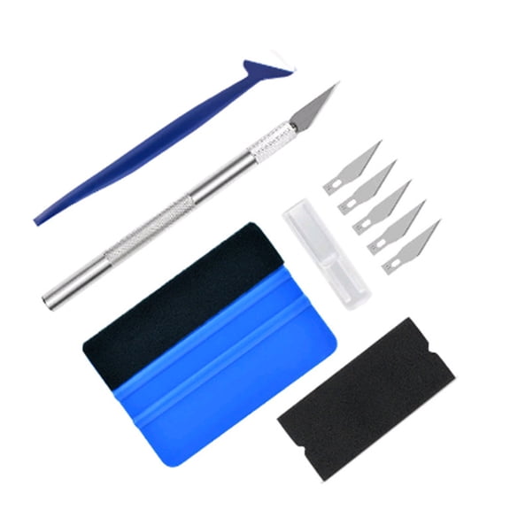 Cutter and Corner Squeegee Automotive Scraper Cutter Vehicle Wrap Car Wrapping Tool