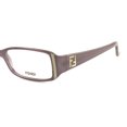 thumbnail image 6 of Fendi Women Eyeglasses FF862 541 Lilac 27 53 15 Full Rim Rectangle, 6 of 6