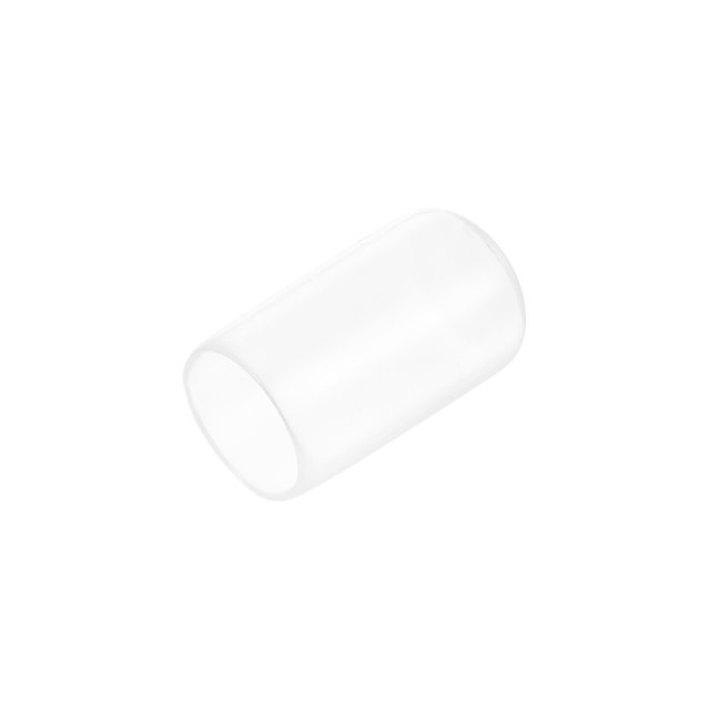 20 Piezas Tapas de Goma Protectores Tapas 11mm ID Tubo Redondo de Vinilo Cubierta de Tornillo Protectores de Rosca, Transparente