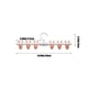 thumbnail image 3 of Tendedero plegable de pared con 6 pinzas | Percha adhesiva sin taladro para calcetines y ropa interior | Organizador de ropa que ahorra espacio para baño y balcón, 3 of 6