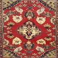 thumbnail image 1 of Ahgly Company Indoor Square Traditional Orange Brown Persian Area Rugs, 5' Square, 1 of 6