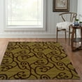 thumbnail image 2 of Linon Trio Milard Hand Tufted Polyester 5'x7' Rug in Green, 2 of 5