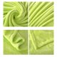 thumbnail image 4 of GOOHOCHY Mantas gruesas de franela polar, ligeras y cálidas, 70 x 100 cm (verde claro), 4 of 4