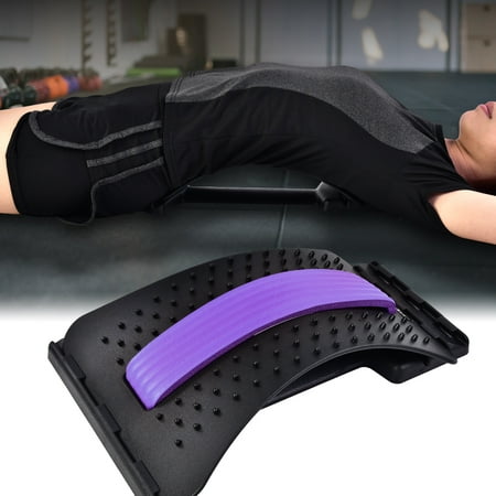 Ejoyous Back Stretcher Lower Lumbar Muscle Massage Support Pain Relief Fitness Tool, Back Stretcher Support, Back (Best Exercise Machine For Lower Back Pain)